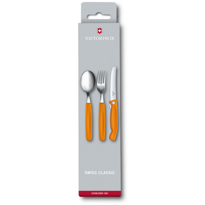 Набір кухонний Victorinox SwissClassic Table Set (складаний ніж, вилка, ложка) Vx67192.F9 