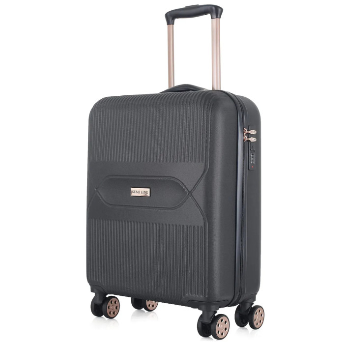 Валіза Semi Line 20" (S) Black (T5787-1) 