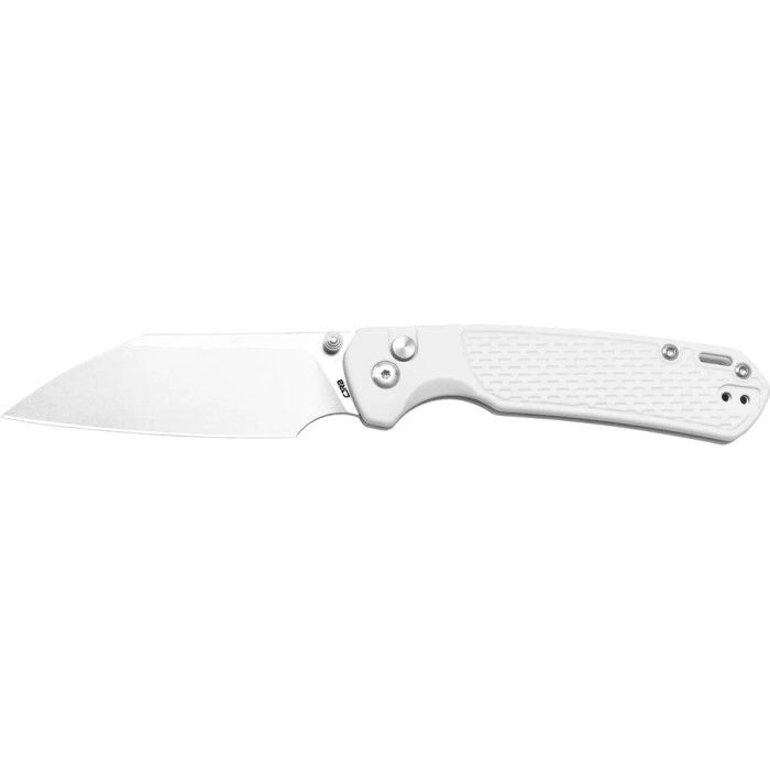 Ніж CJRB Pyrite-Light S90V, FRN light gray 