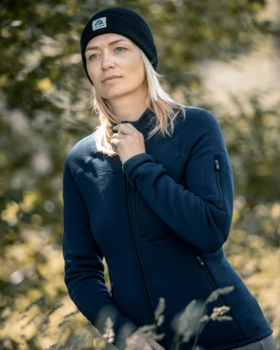 Куртка жіноча Aclima FleeceWool 250 Jacket Jet Black XXL 