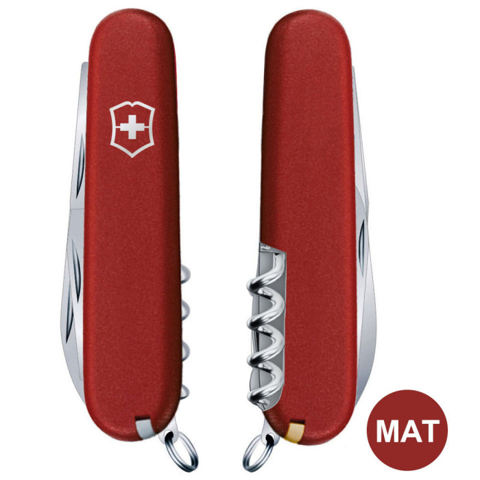 Складаний ніж Victorinox CLIMBER MAT червоний матовий лак 
