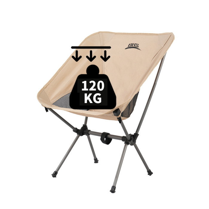 Складний стілець BRS-Y02B, бежевий 