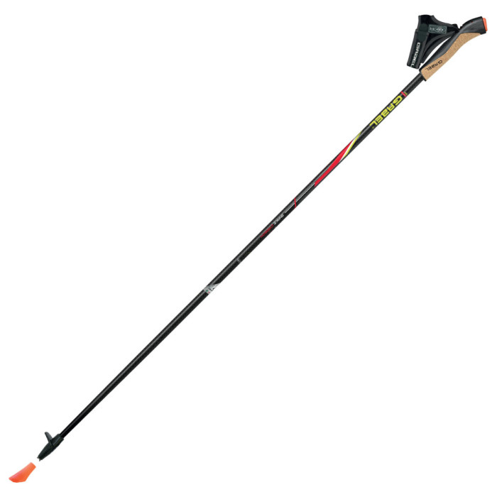 Палиці для скандинавської ходьби Gabel FX-75 Snake Carbon 130 Dual Spike (7008351011300) 