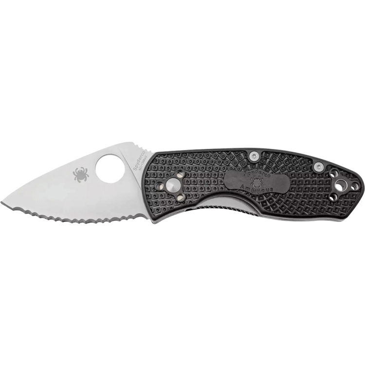 Ніж Spyderco Ambitious, serrated black (C148SBK) 