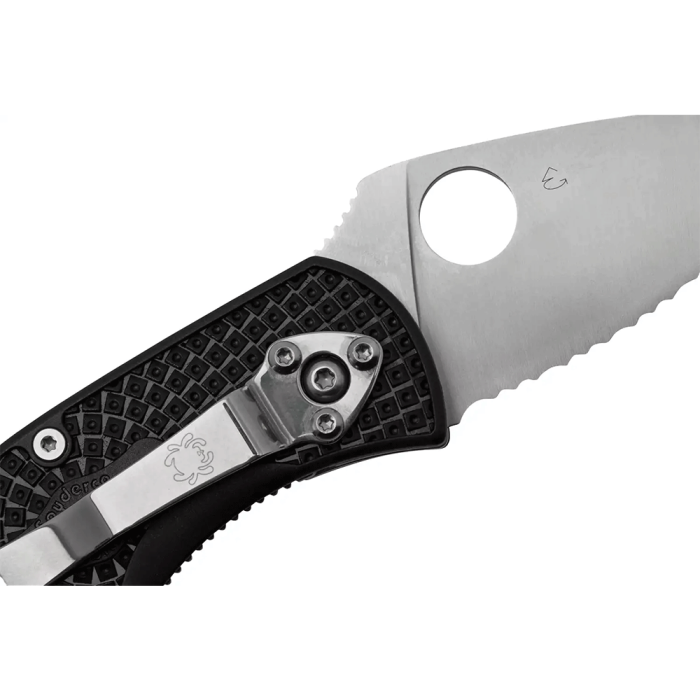 Ніж Spyderco Ambitious, serrated black (C148SBK) 