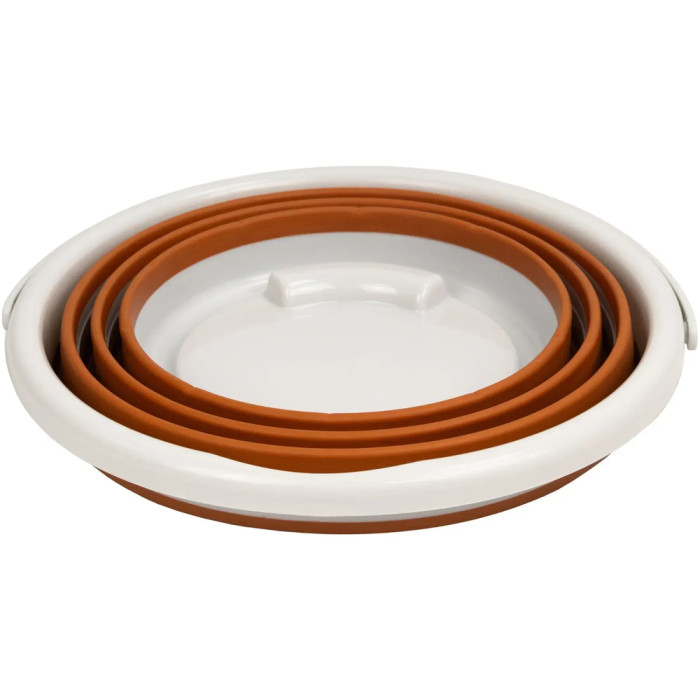 Відро Tribe Water Bucket 10 л силіконове T-FJ-0048, terracota