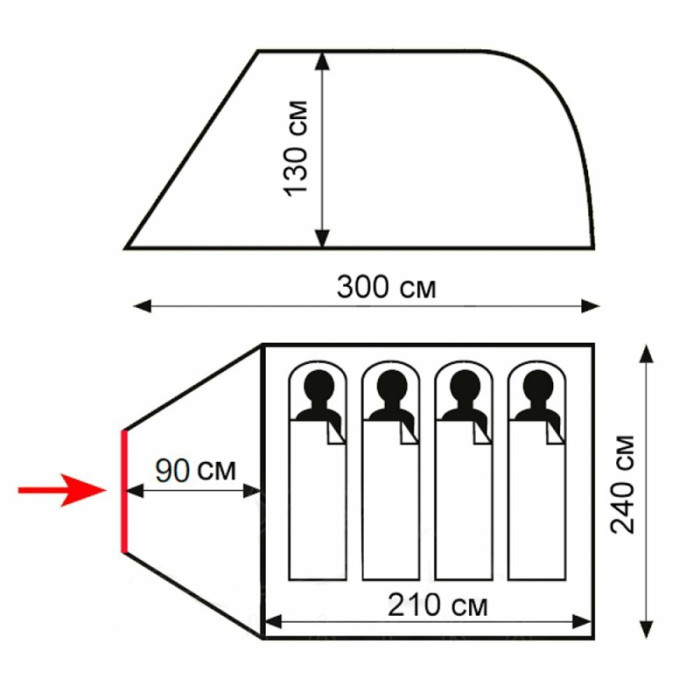Намет Totem Summer 4 Plus (v2) 