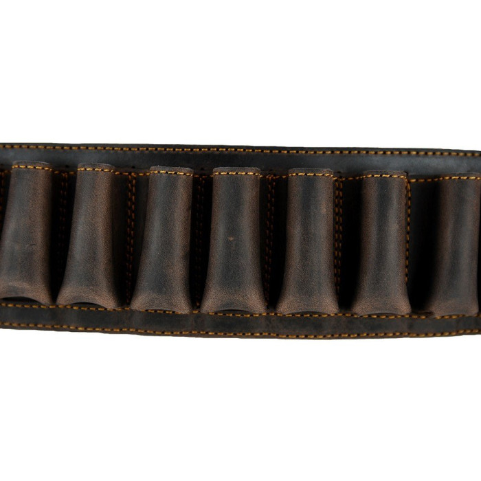 Патронташ поясний Artipel шкіряний 26 відділень, кал. 12, Brown (CA04/12XL)