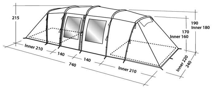 Намет Easy Camp Huntsville 800, 43277 