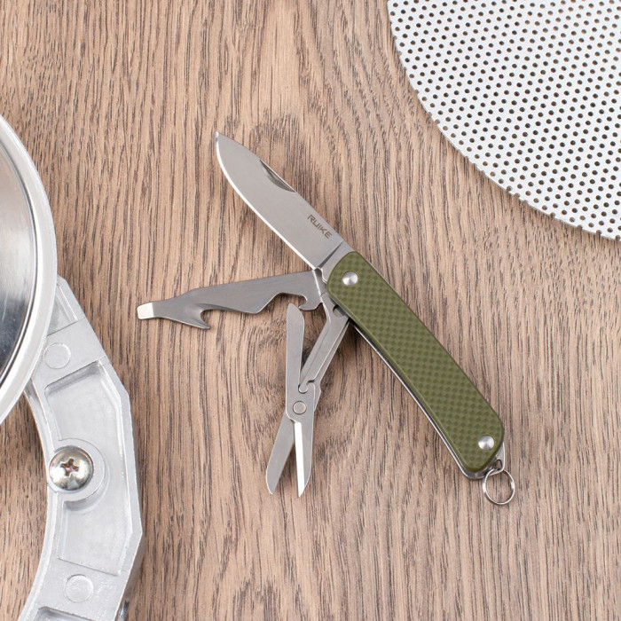 Багатофункціональний ніж Ruike Criterion Collection S31 зелений 