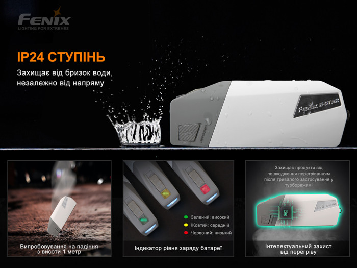 Ліхтар ручний з автономним живленням Fenix E-STAR 