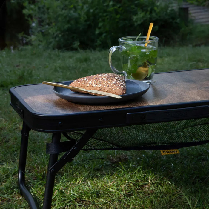 Стіл Bo-Camp Woodbine Compact 56x34 cm Black/Wood look (1404190) 