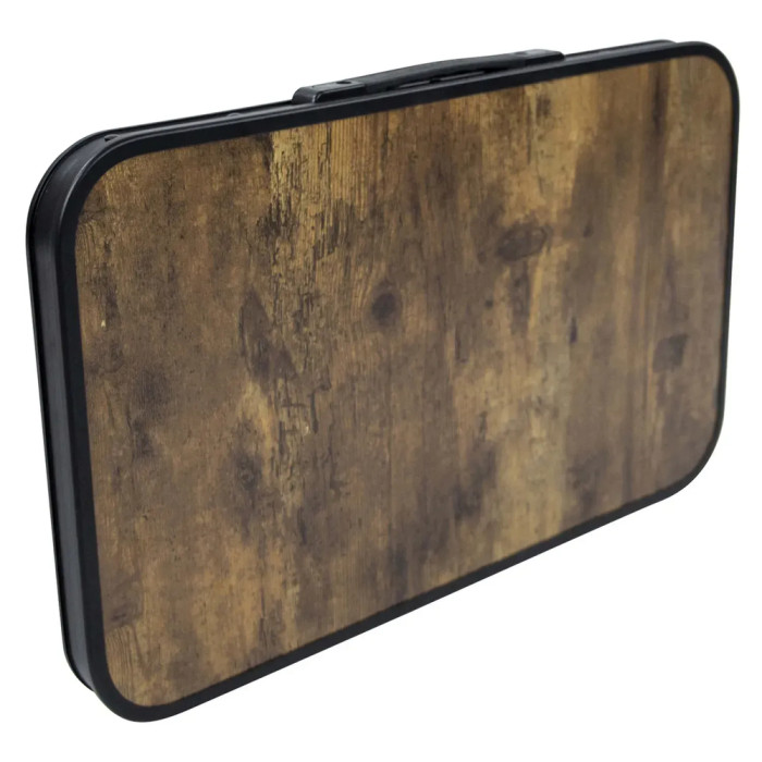 Стіл Bo-Camp Woodbine Compact 56x34 cm Black/Wood look (1404190) 