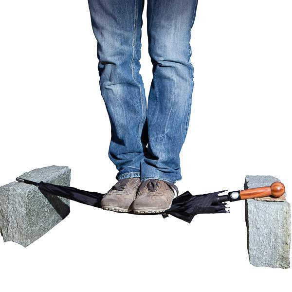 Парасолька Krisenvorsorge&Sicherheit UG CITY рукоять куля чорна SVM-KB-CITY 