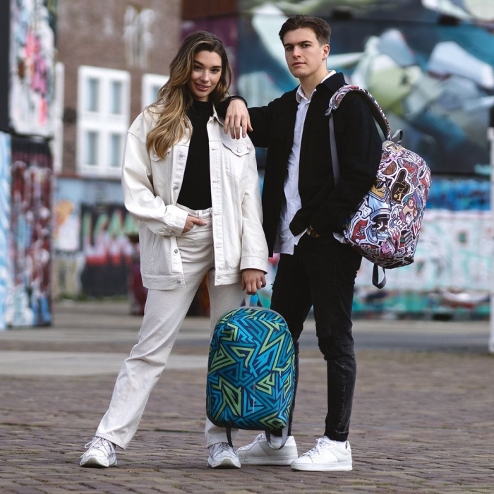 Рюкзак XD Design Bobby Soft Art Abstract, захист від крадіжок, порізів 