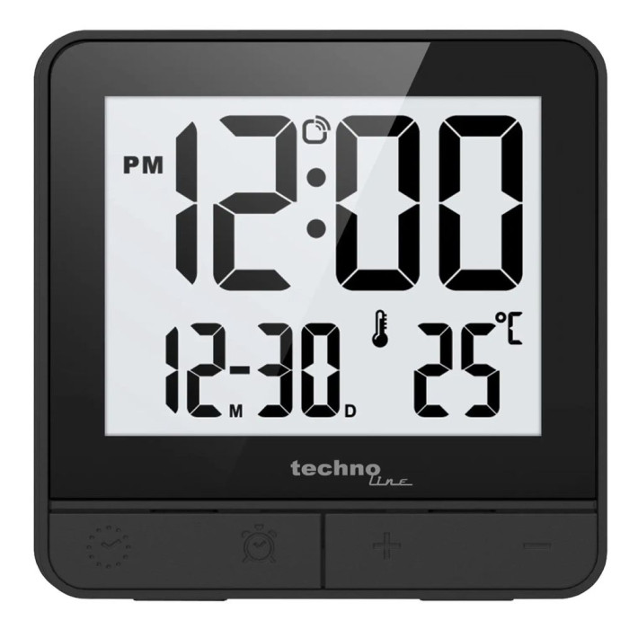 Годинник настільний Technoline WT375 Black (WT375) 