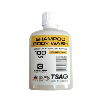 Рідке мило для рук та тіла BaseCamp Shampoo Body Wash, 100 ml (BCP 40701)