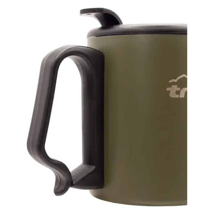 Термокружка TRAMP з поїлкою і защіпкою 350мл UTRC-020 olive 