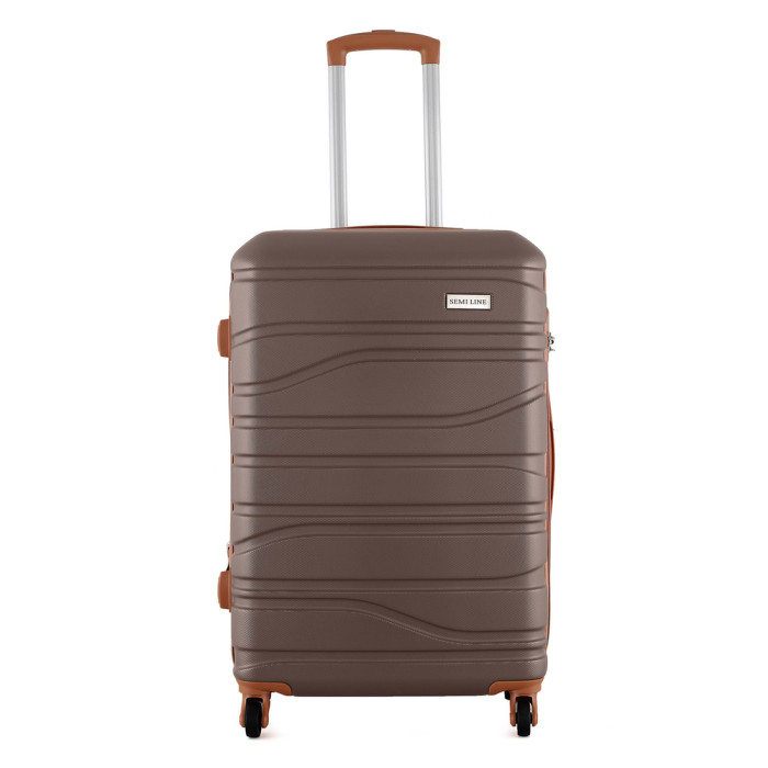 Валіза Semi Line 24" (M) Graphite/Brown (T5689-2)