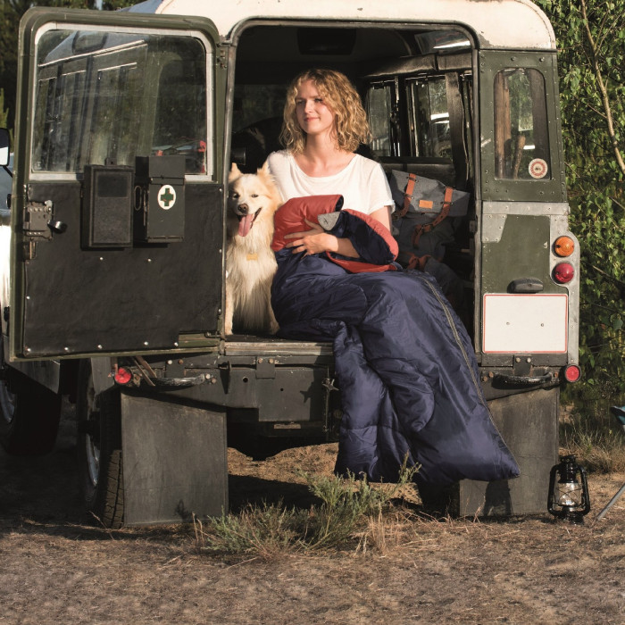 Спальний мішок Easy Camp Astro M/+ 5°C Blue (Right) 