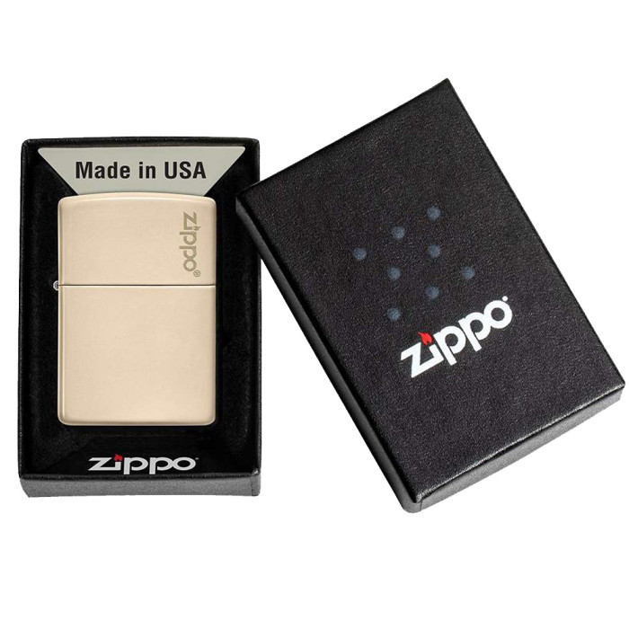 Запальничка Zippo 49453ZL Flat Sand Zippo Logo (49453ZL) 