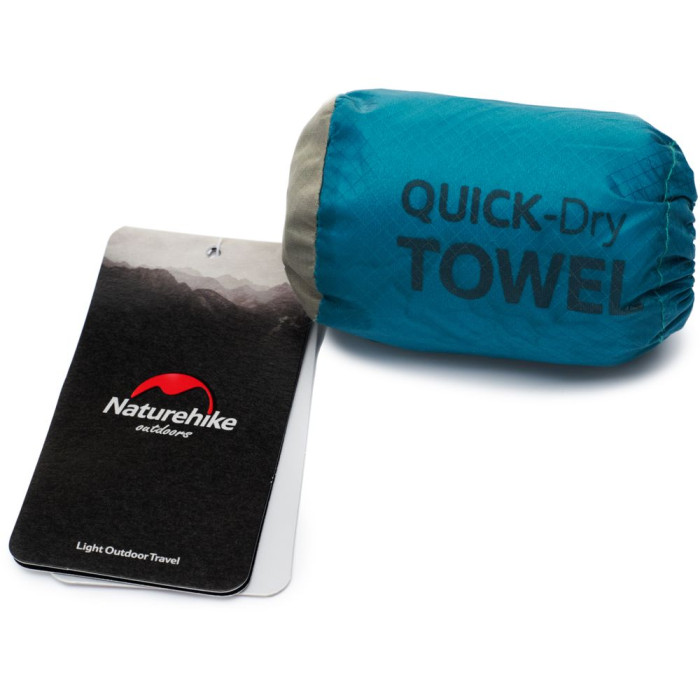 Рушник Naturehike MJ01 Ultralight NH19Y001-J, 80 см х 40 см, смарагдовий 