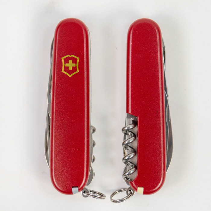 Складаний ніж Victorinox CLIMBER MAT червоний матовий лак з жовт.лого 