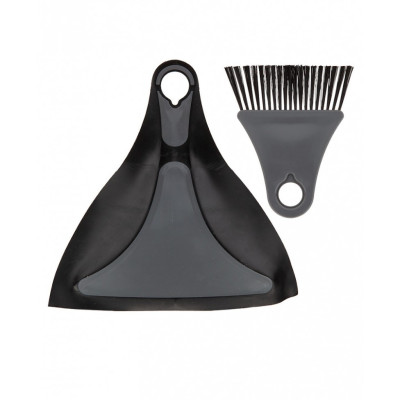 Набір Summit Pop Flexi Dustpan And Brush Black (совок і щітка)
