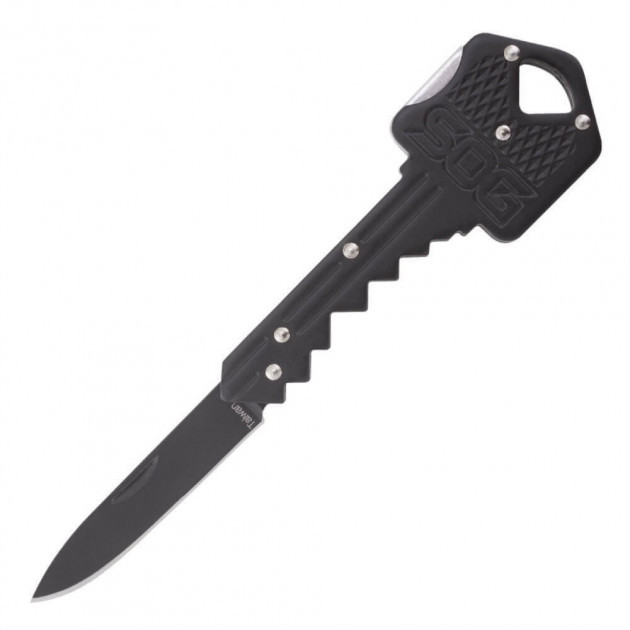 Ніж ніж для ключів SOG Чорний (KEY101-CP) 