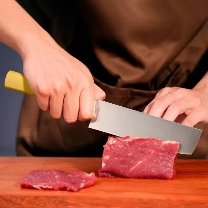 Ніж кухонний Butterfork Nakiri AR-RPM9 ABS Yellow 