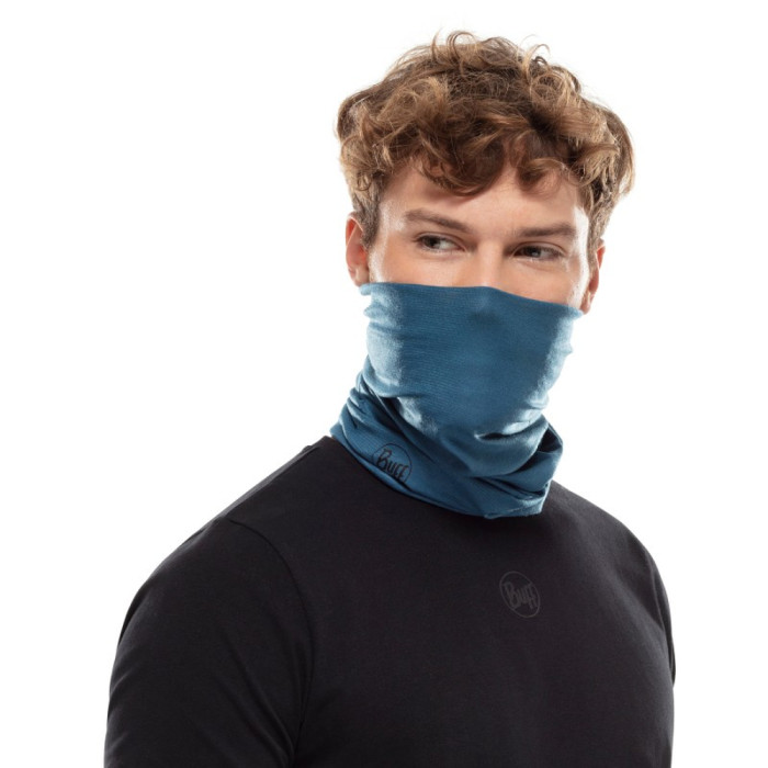 Шарф-труба Buff Coolnet UV+INSECT SHIELD solid eclipse blue 