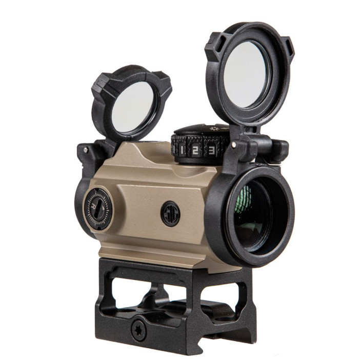 Приціл коліматорний Sig Optics ROMEO-MSR COMPACT RED DOT SIGHT, 1X20MM, 2 MOA RED DOT FDE 