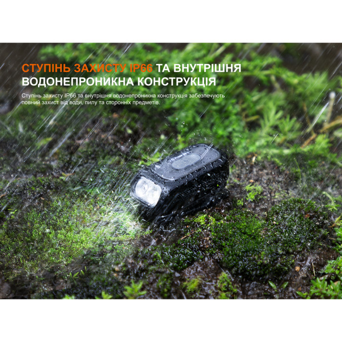 Ліхтар з кліпсою Fenix E04R, білий 