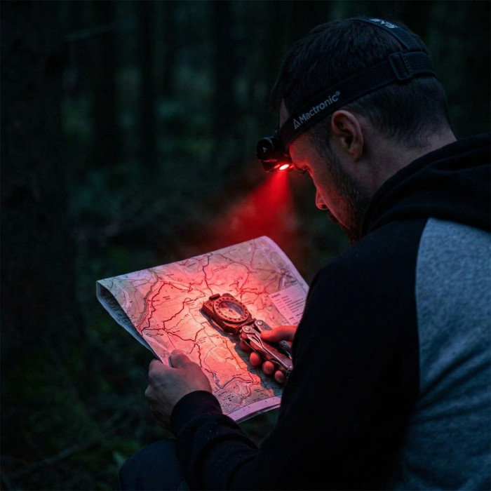 Ліхтар налобний Mactronic Black Eye H40 (4000 Lm) Cool White/Red LED Rechargeable Type-C (THL0061)