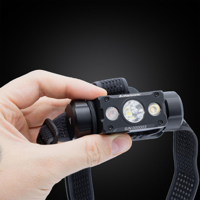 Ліхтар налобний Mactronic Black Eye H40 (4000 Lm) Cool White/Red LED Rechargeable Type-C (THL0061)