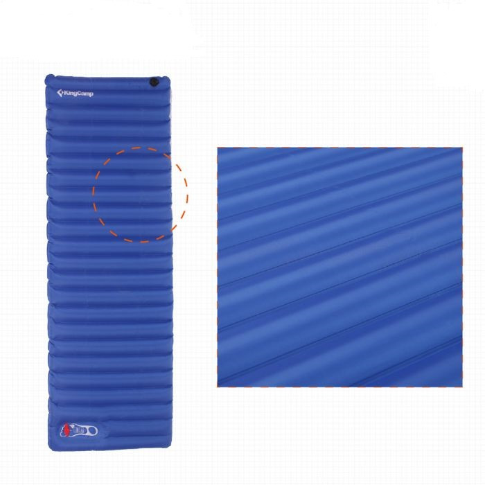 Надувний килимок KingCamp PUMP AIRBED SINGLE (KM3588) BLUE 