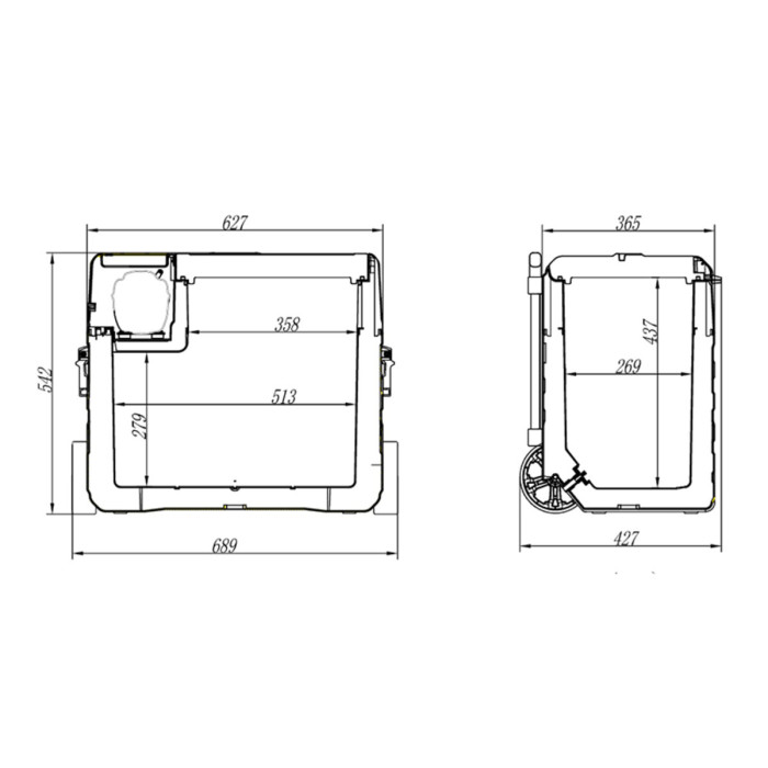 Холодильник автомобільний Brevia 52л 22760 