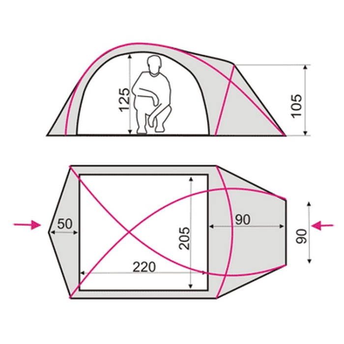 Намет Terra Incognita Ksena 3 Alu 