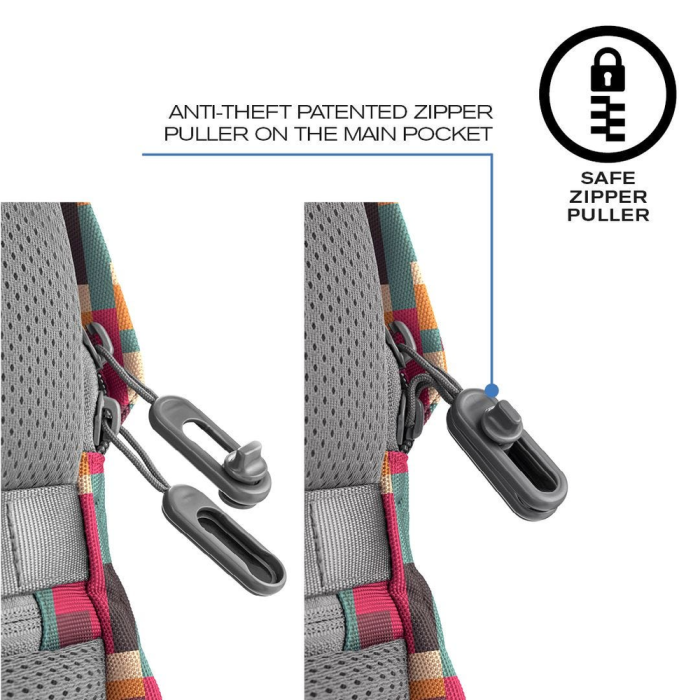 Рюкзак XD Design Bobby Soft Art Geometric, захист від крадіжок, порізів 