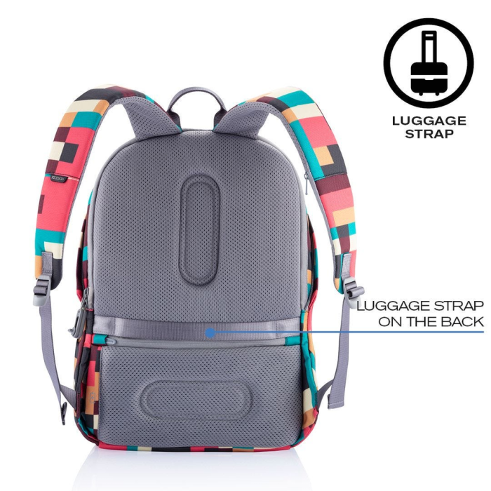 Рюкзак XD Design Bobby Soft Art Geometric, захист від крадіжок, порізів 