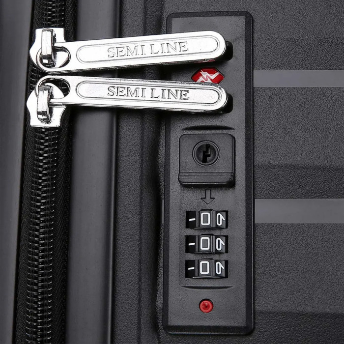 Валіза Semi Line 20" (S) Black (T5794-1) 