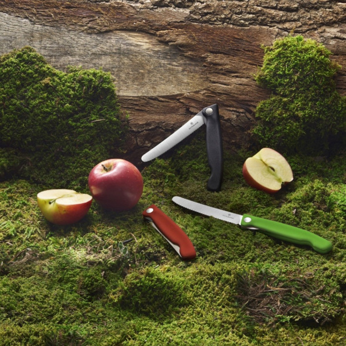 Складаний ніж для пікніка Victorinox Swiss Classic 11см хвил син 6.7832.FC1 