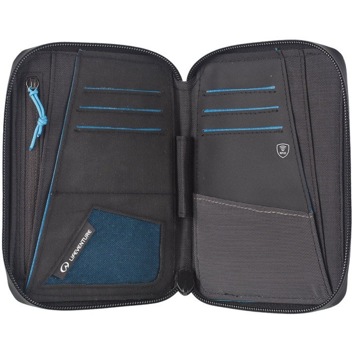 Гаманець RFID Lifeventure Mini Travel Wallet, Black 