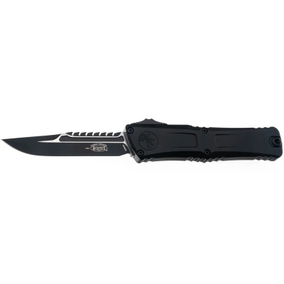 Ніж Microtech Combat Troodon Gen 3 Interceptor Black Blade, Black Handle Signature Series Tactical black