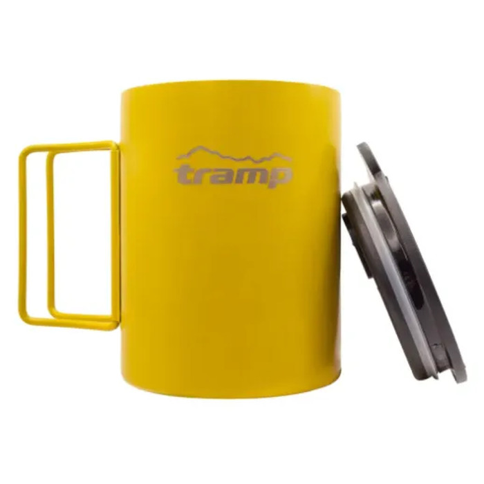 Термокружка TRAMP зі складаними ручками та поїлкою 400мл UTRC-137 mustard 