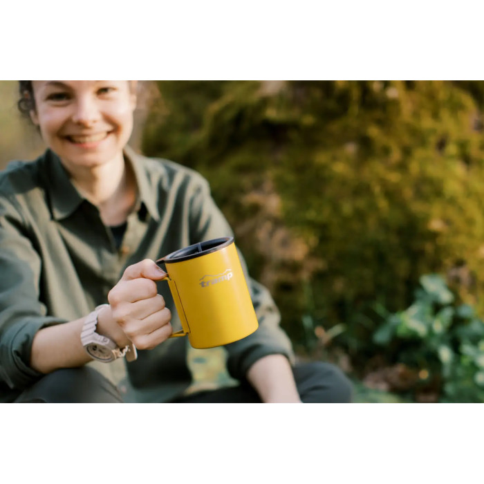 Термокружка TRAMP зі складаними ручками та поїлкою 400мл UTRC-137 mustard 