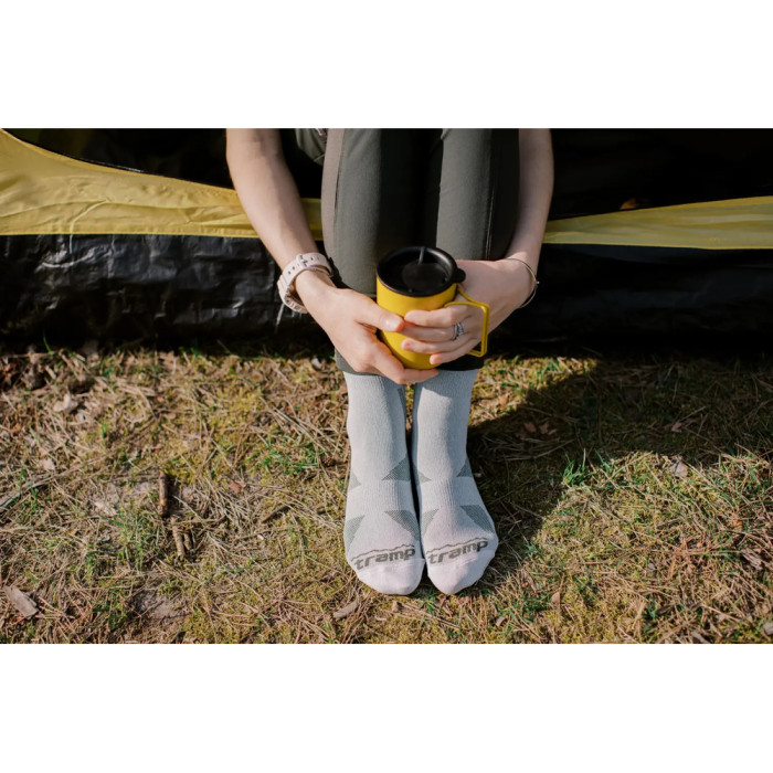 Термокружка TRAMP зі складаними ручками та поїлкою 400мл UTRC-137 mustard 