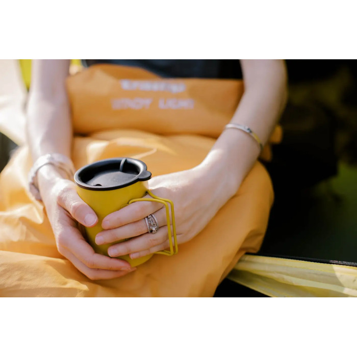 Термокружка TRAMP зі складаними ручками та поїлкою 400мл UTRC-137 mustard 