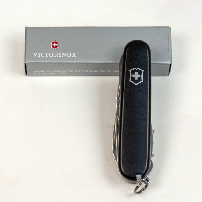 Складаний ніж Victorinox CLIMBER MAT чорний матовий лак 