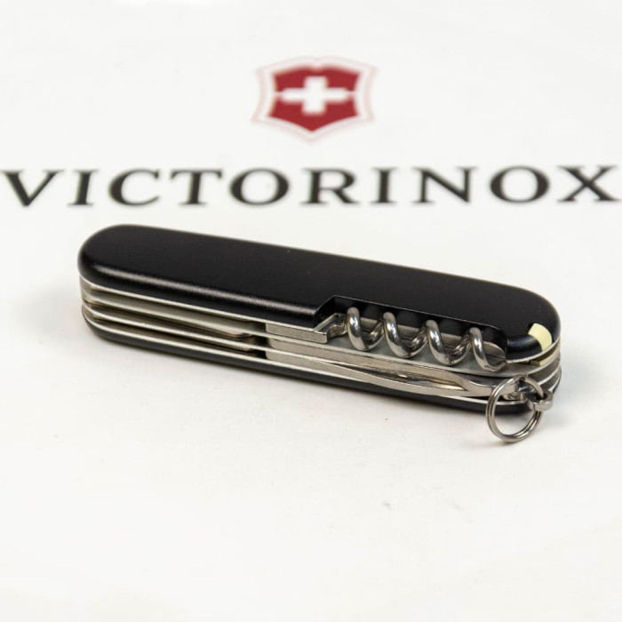 Складаний ніж Victorinox CLIMBER MAT чорний матовий лак 